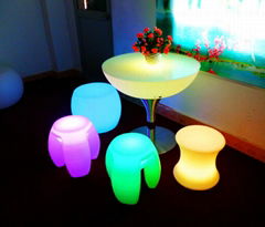 led bar table