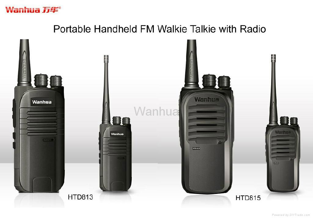 HTD813 & HTD 815 Handheld FM Walkie Talkie