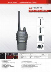 K6 Two Way Radio with LED flashlight