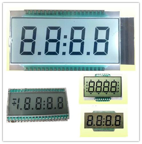 4 Digits 7 Segment LCD Display Module|  4-Digit LCD Glass Panel