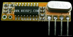 Super-heterodyne RF receiver/DC3.3~5.5V 6mA 315-433.92MHZ