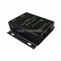 RS232/RS485 serial to ethernet TCP server converter -support DHCP and web 1