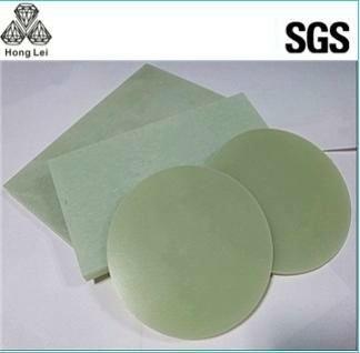 Aqua green fiberglass laminate mat