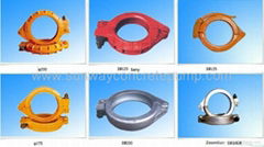 clamp couplings for concrete pumps /industrial spare parts