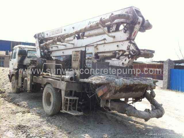 truck-mounted concrete pumps 99 30M construction machinery  2