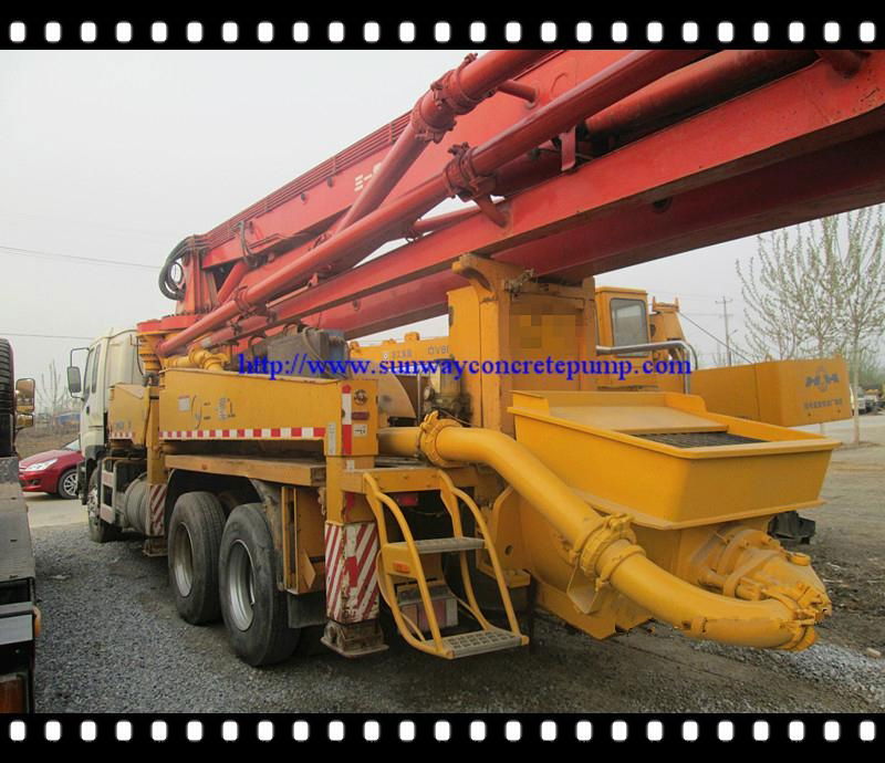 2007 SANY 37 Meters Used Concrete Pump Truck  4