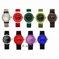 NEW design rubber watches annolog factory price