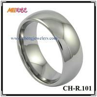 Comfort Fit 8mm Dome Classic Tungsten Rings