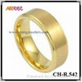 Gold plated tungsten ring-8mm 3