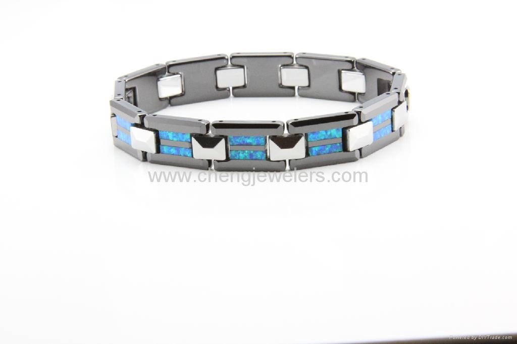 2014 New style opal  tungsten bracelet