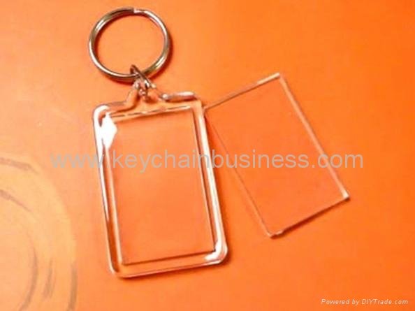 Blank Square Acrylic Keychain 9 3