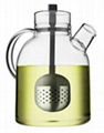 Heat-resistant Hand-blown Borosilicate Glass Teapots/Coffee Pots 5