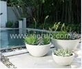 Bowl design lightweight flower pot