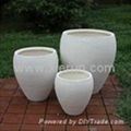 outdoor oval garden flower planter pot 2