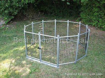 Dog running cage 2