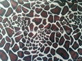 100% polyester Animal printed velboa  3