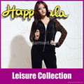 Leopard Zip Up Velour Tracksuit 1