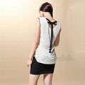 Sleeveless O Neck Leopard T Shirt 3