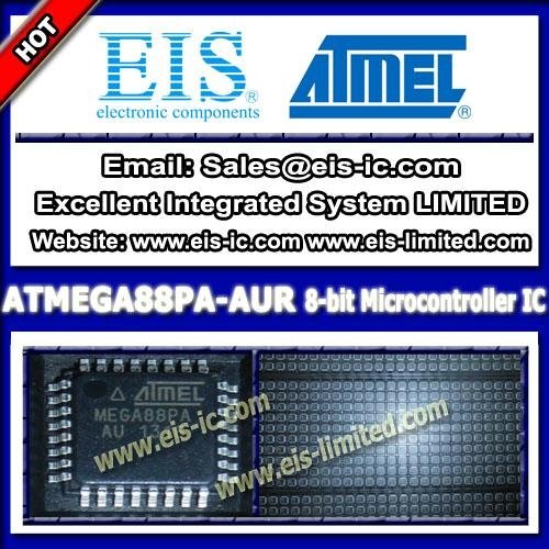 ATMEGA88PA-AUR - ATMEL IC components  IC 8 bit Microcontroller MCU AVR 8KB FLASH 1