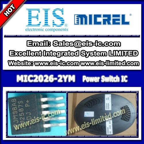  MIC2026-2YM - MICREL IC components IC USB Power Distribution Switch IC Dual-Cha 1