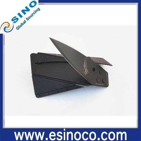 Pocket black stainless steel card knife, cardsharp, cardknives
