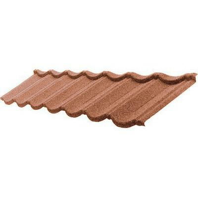 Stone coated metal roof tile- classical 7 waves 2