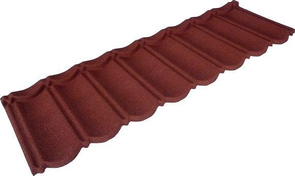 Stone coated metal roof tile- classical 7 waves 3
