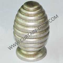 Decorative Curtain Pole Finials