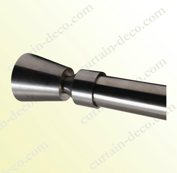 S.S. Curtain Rod Finials (Modern) 40100 EDA (China Manufacturer