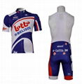 lotto mens cycling jersey and bib shorts 1