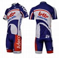 lotto mens cycling jersey and bib shorts 2