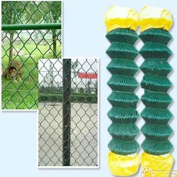 PVC coated or Galvanized chain link fence 