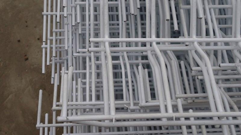 Hot dipped galvanized or PVC coated welded wire fence panel (manufacture)