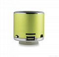 Cylinder Stereo Portable Speaker for MP4 Player 1