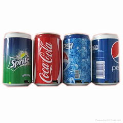 2013 New Cheapest Portable Coca Cola Speaker Cans Speaker with USB