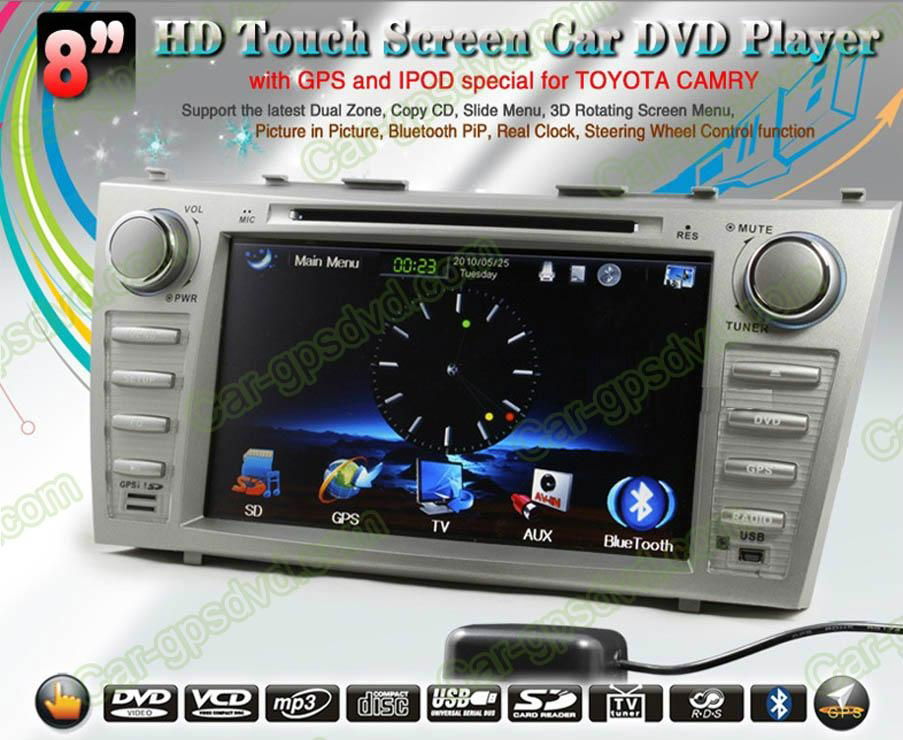 Car DVD GPS Navigation player for Toyota Camry 07- 11 car