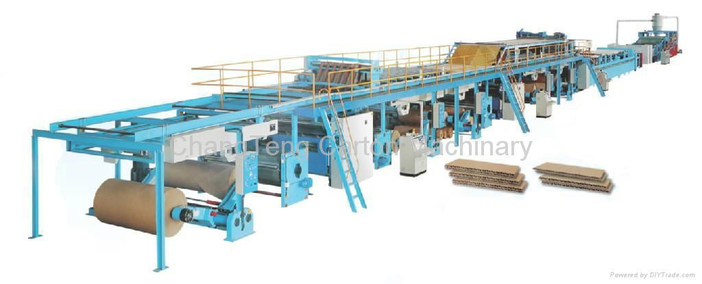 [ZB-WLX-120-2000]5 Ply Kraft Paper Corrugated Board Making Plant