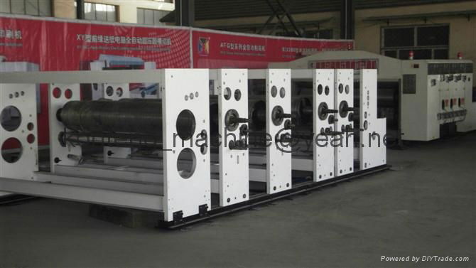 High speed Flexo slotted die cutting printing machine