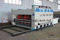 Flexo slotted die-cutting printing machine for carton box