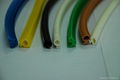 Rubber strip for windows and doors