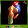 Flashing LED Message Fan with Your AD,handy message fan 1