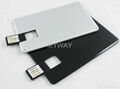 high quality metal card usb usb disk with engraved logo 1