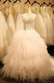 Factory Custom Made Full Beaded On Top Bouffant Wedding Dresses  1