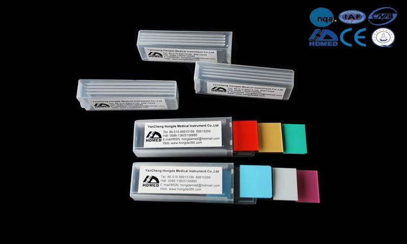 Color Frosted Microscope Slides   2
