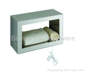 Electric heated towel warmer box