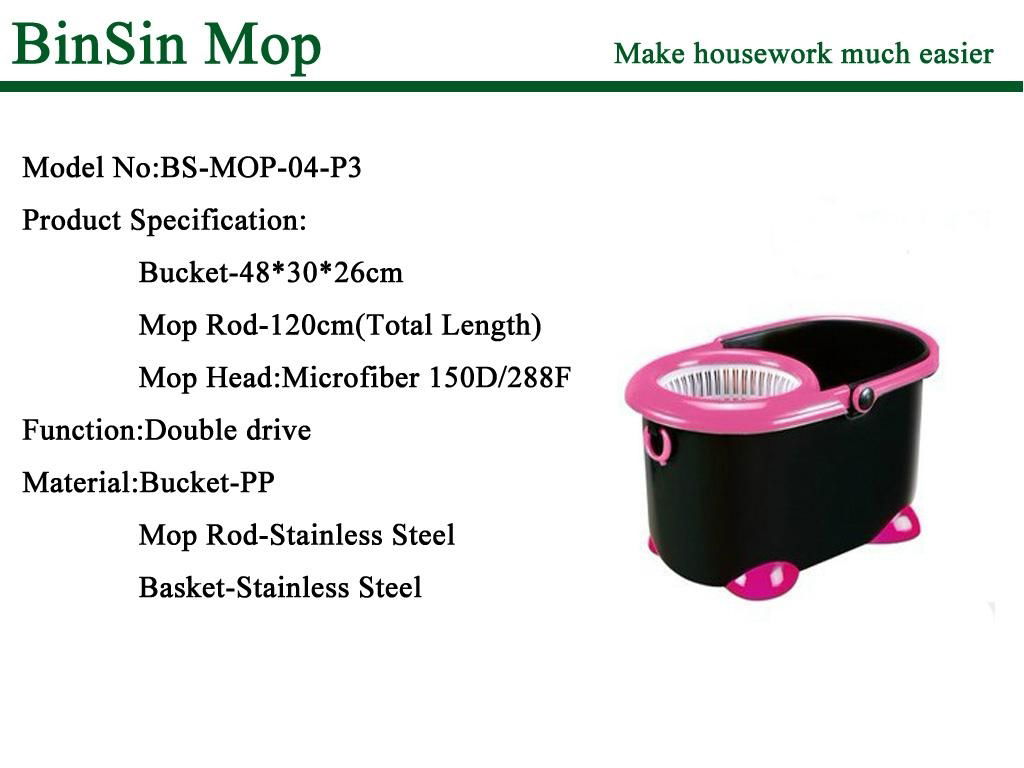 360 spin mop bucket for household cleaning 2