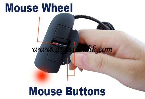 Mini USB 3D Optical Finger Mouse Mice for Laptop PC 2