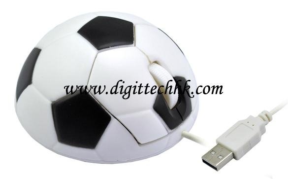 SOCCER FOOTBALL USB 3D Optical Mouse Mice PC/Laptop 2