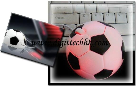 SOCCER FOOTBALL USB 3D Optical Mouse Mice PC/Laptop 3