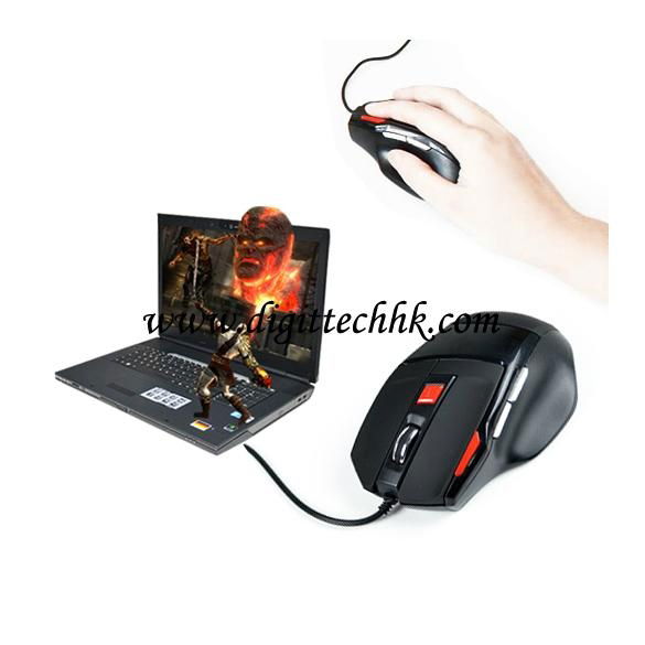Wired Gaming Optical Mouse Mice 800/1200/1600DPI for PC